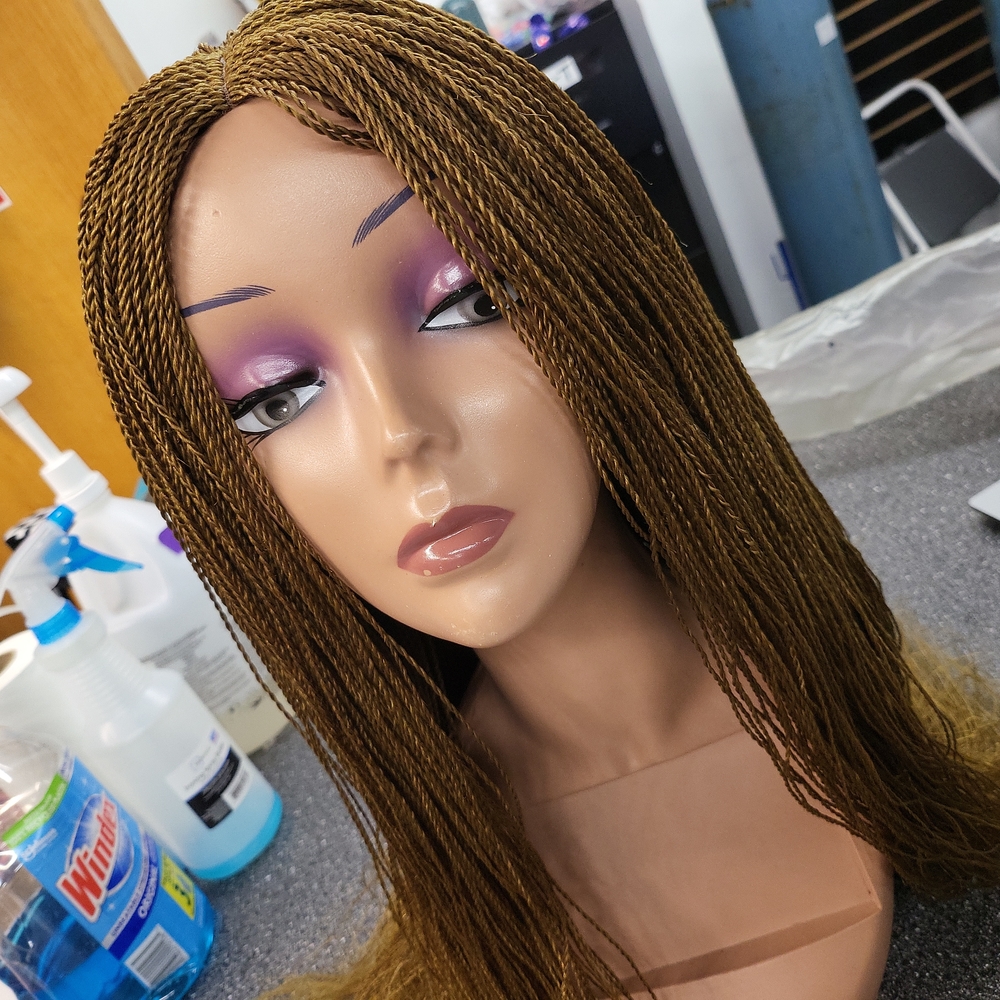 Micro Twist Handmade Wig